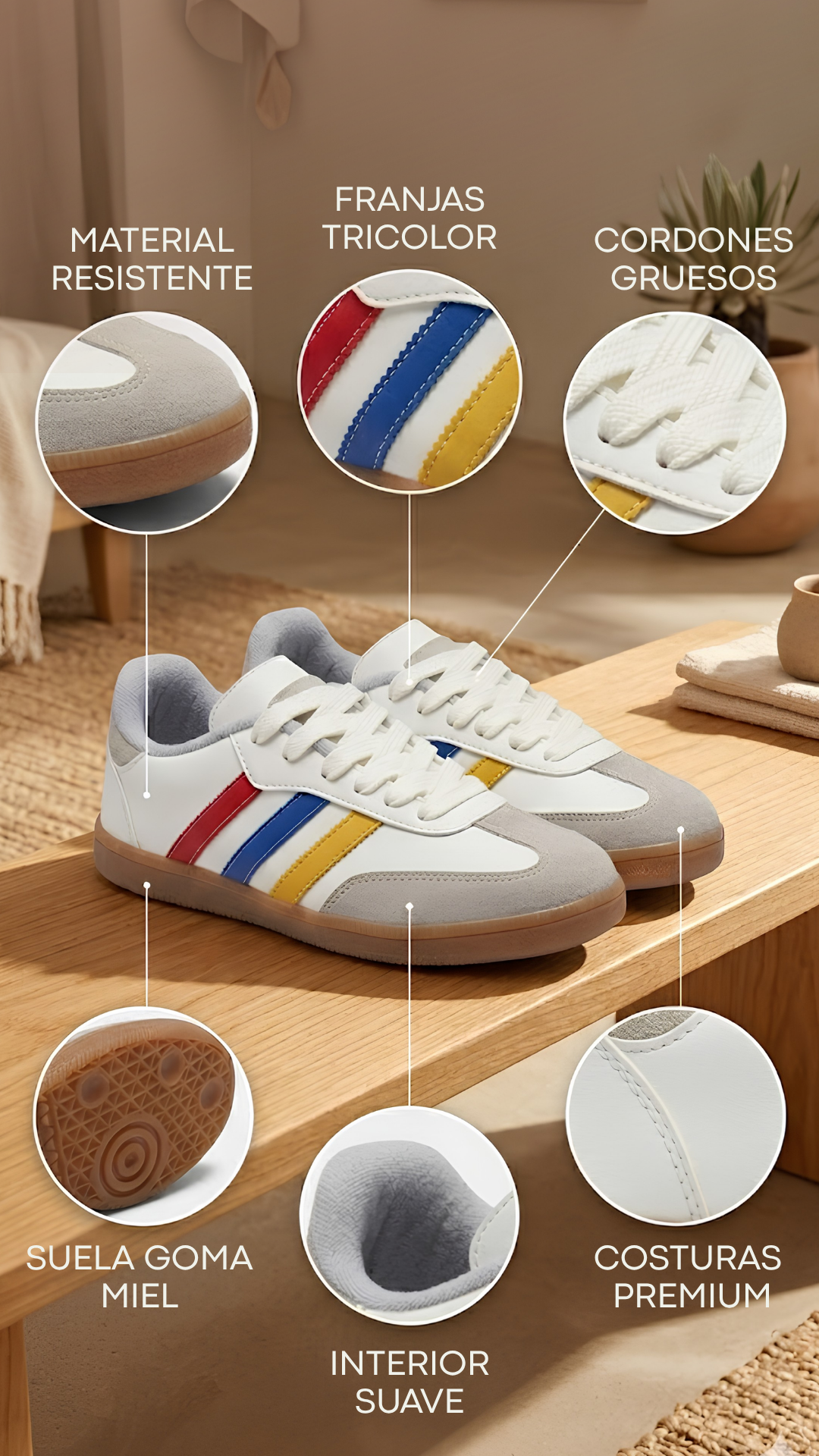 TENIS SIERRA TRICOLOR
