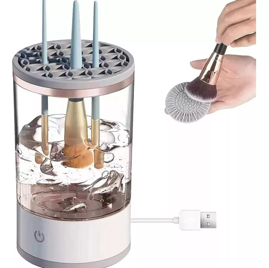 Limpiador Electrico Brochas Maquillaje