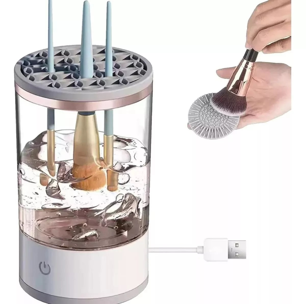 Limpiador Electrico Brochas Maquillaje