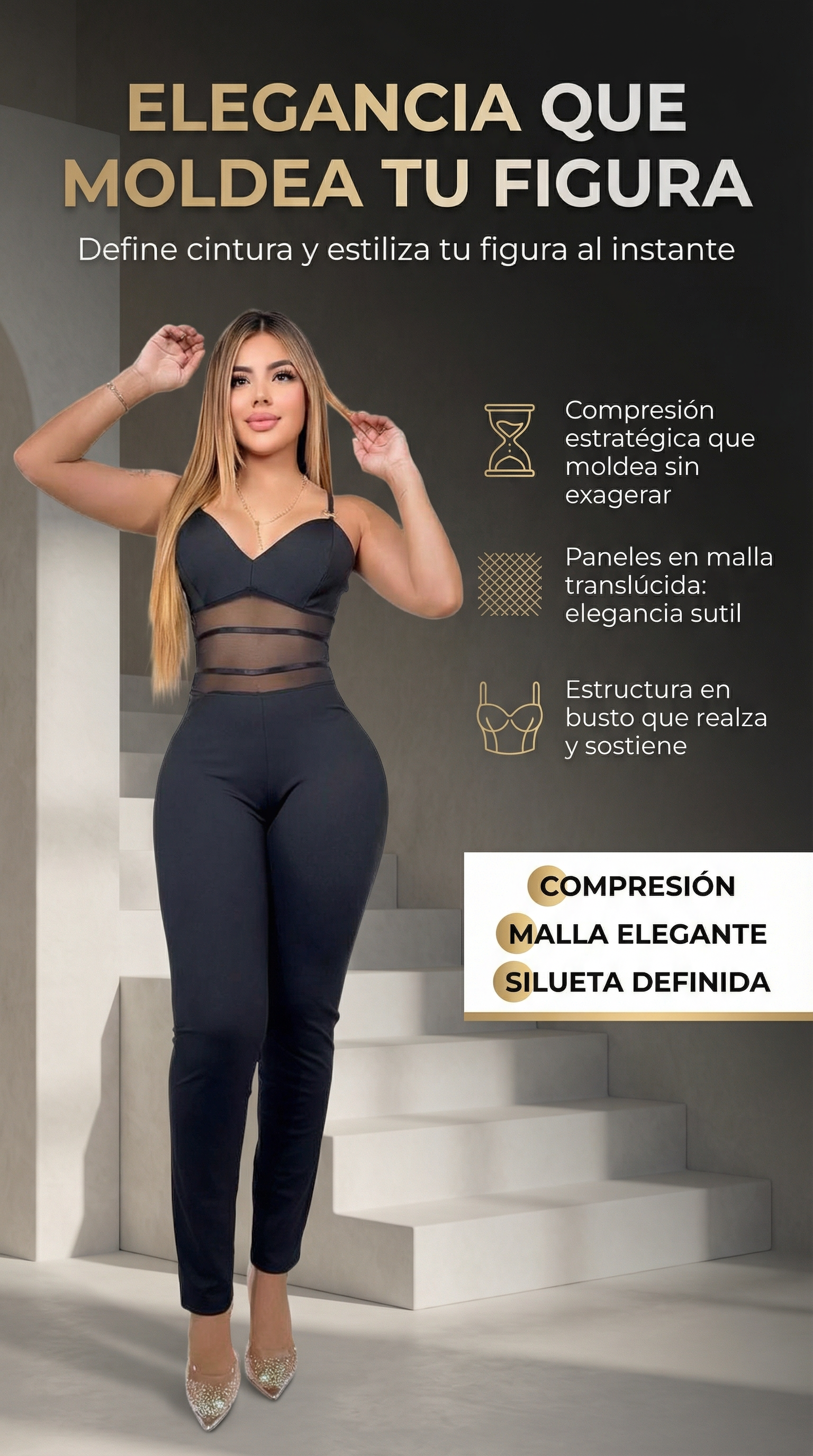 ENTERIZO VELVET NIGHT