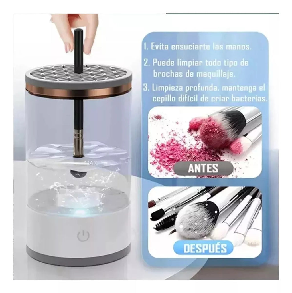 Limpiador Electrico Brochas Maquillaje