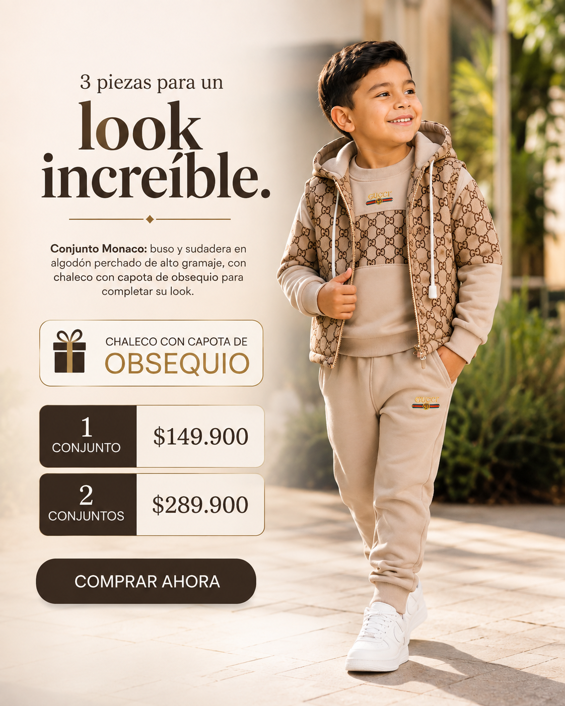 CONJUNTO MONACO KIDS